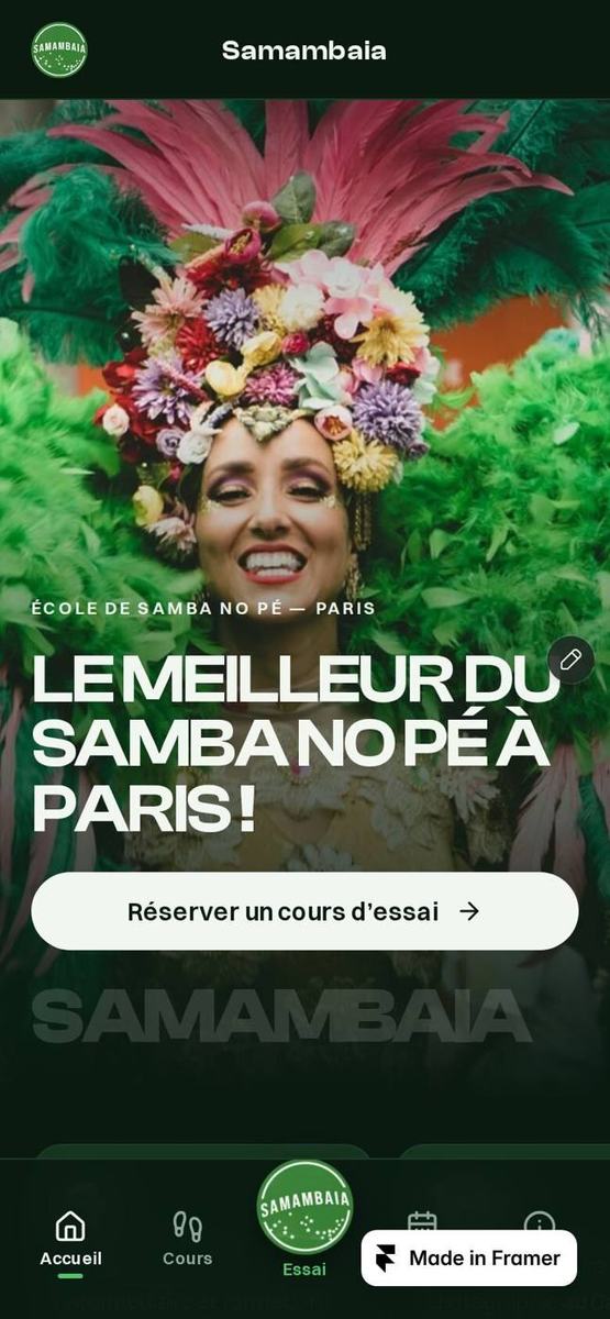 Samambaia - Écran mobile 1